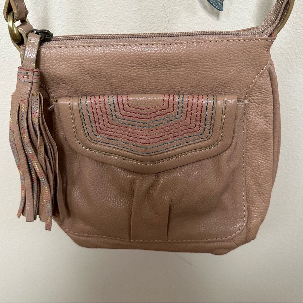 Butterfly by Matthew Williamson crossbody rainbow detail on front flap & tassel